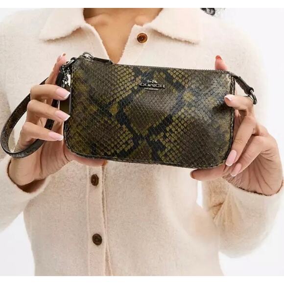 Coach Nolita in Olive snakeskin - Picture 8 of 8